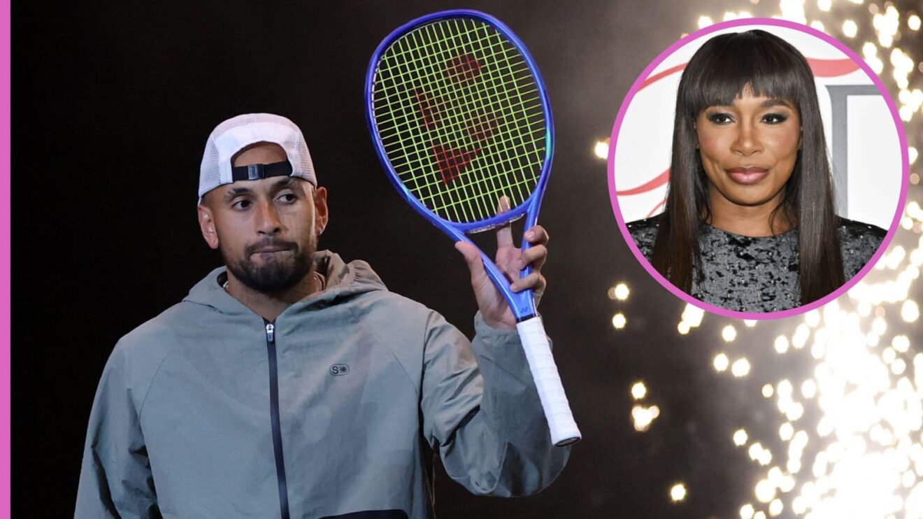Nick Kyrgios and Venus Williams