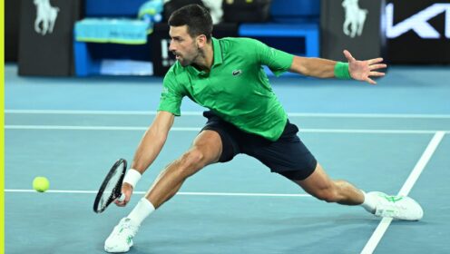 Novak Djokovic at the Australian Open