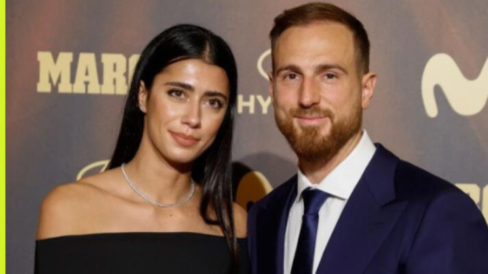 Pictured: Olga Danilovic and Jan Oblak.