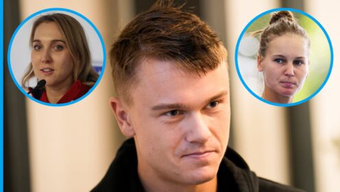 Holger Rune, Elena Vesnina and Veronika Kudermetova