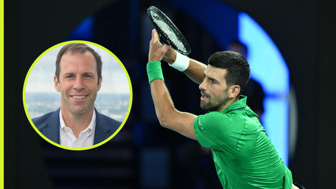 Novak Djokovic and Greg Rusedski