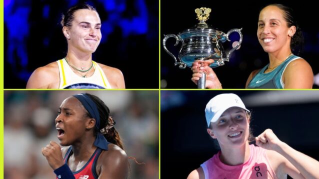 Aryna Sabalenka, Madison Keys, Coco Gauff and Iga Swiatek
