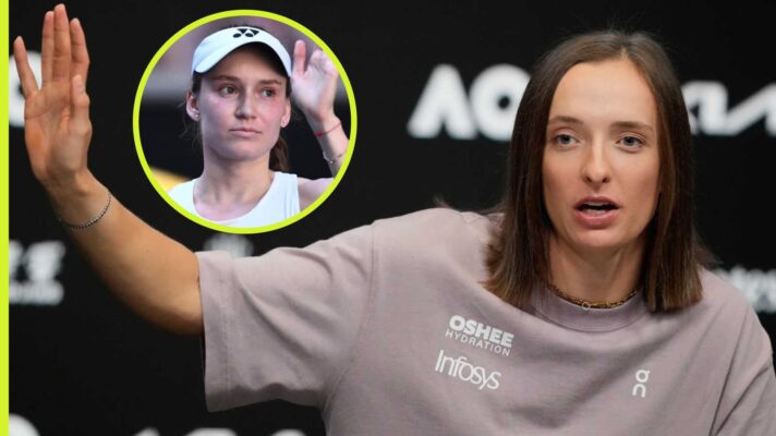 Iga Swiatek and Elena Rybakina