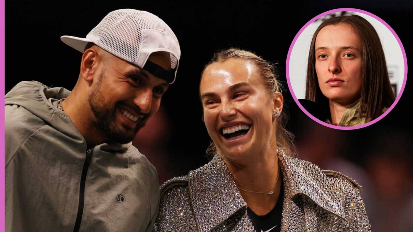 Nick Kyrgios, Aryna Sabalenka and Iga Swiatek
