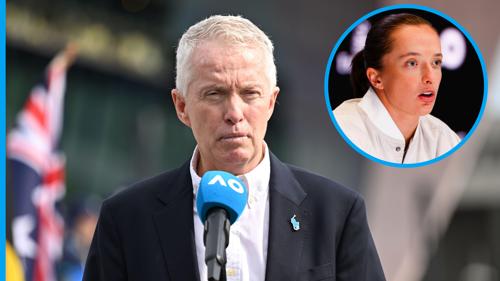 Australian Open director reacts to 'animals in the zoo' camera claim