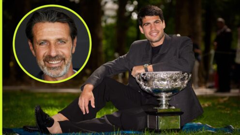 Carlos Alcaraz and Patrick Mouratoglou