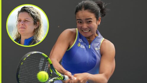 Alex Eala and Kim Clijsters