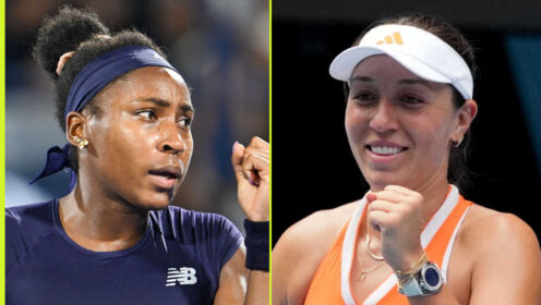 Pictured: Coco Gauff and Jessica Pegula