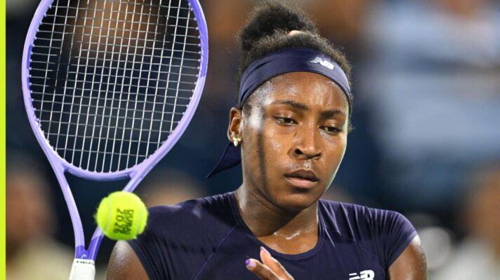 Coco Gauff at the Dubai Championships