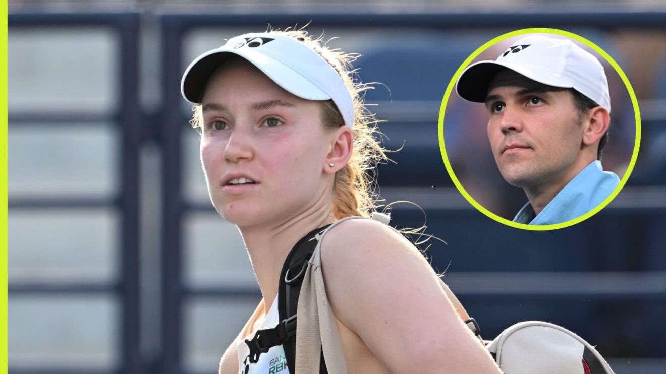 Elena Rybakina and Stefano Vukov