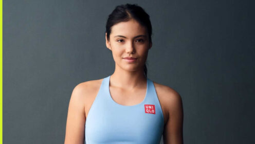Pictured: Emma Raducanu introduced as new Uniqlo ambassador