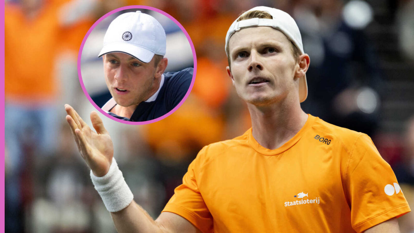 Pictured: Jesper de Jong with Tallon Griekspoor inset