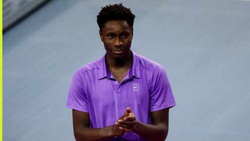 Moise Kouame in action