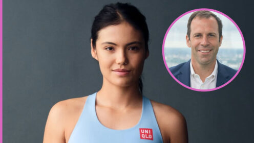 Emma Raducanu and Greg Rusedski