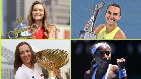 Elena Rybakina, Aryna Sabalenka, Iga Swiatek and Coco Gauff