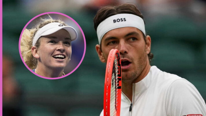 Pictured: Taylor Fritz and Coco Vandeweghe.