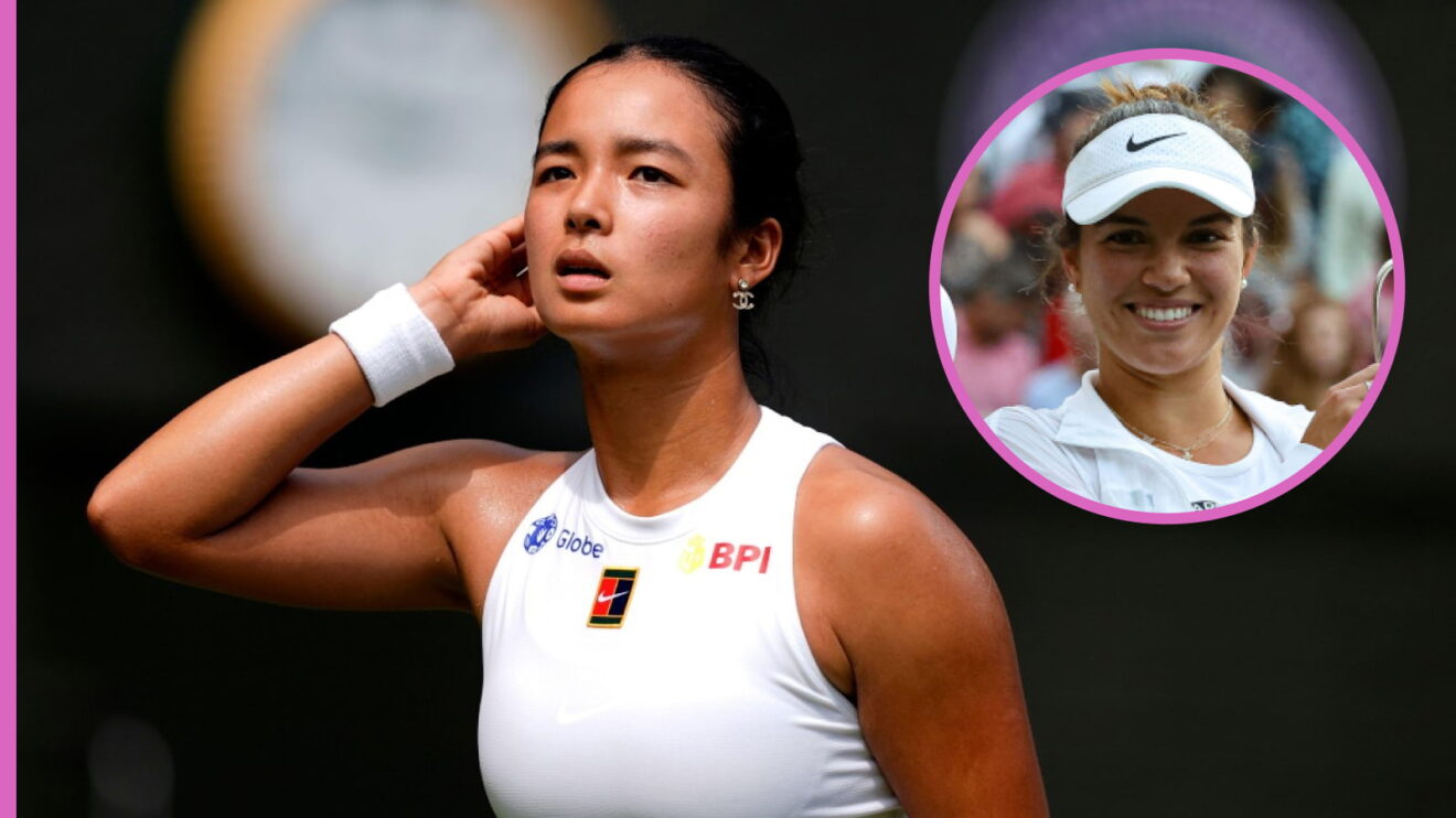 Pictured: Alex Eala and Desirae Krawczyk.