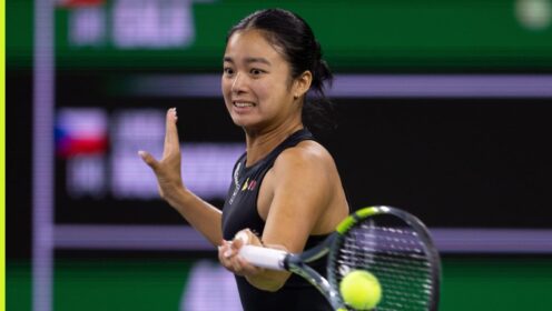 Alex Eala in Indian Wells