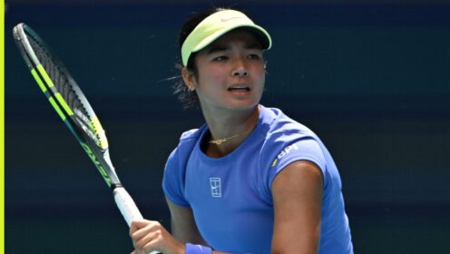 Alex Eala at the Miami Open