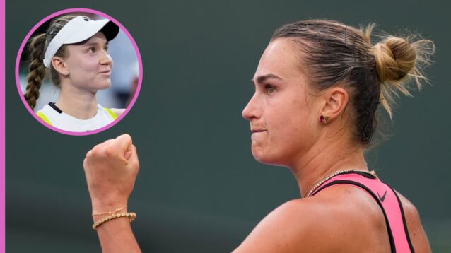 Aryna Sabalenka and Elena Rybakina