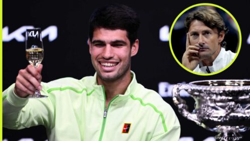 Carlos Alcaraz and Juan Carlos Ferrero