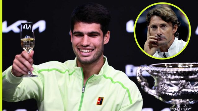 Carlos Alcaraz and Juan Carlos Ferrero