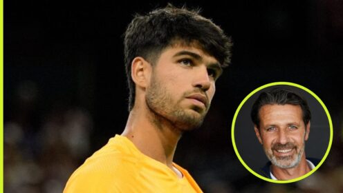 Carlos Alcaraz and Patrick Mouratoglou