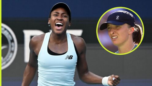 Coco Gauff and Iga Swiatek