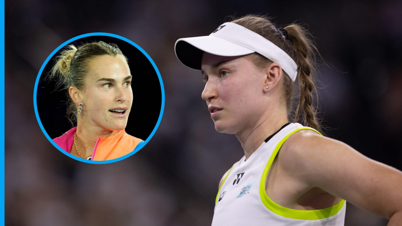 Pictured: Elena Rybakina and Aryna Sabalenka.