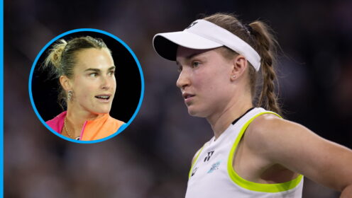 Pictured: Elena Rybakina and Aryna Sabalenka.