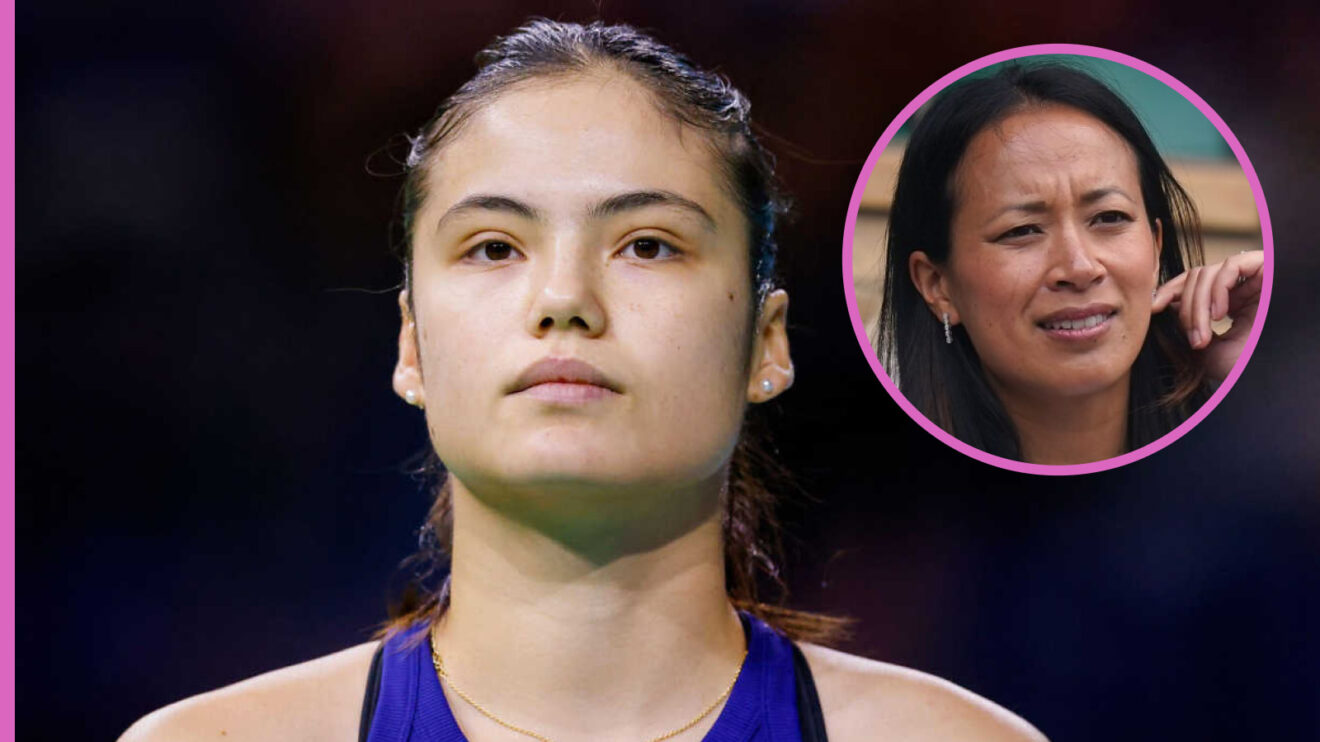 Pictured: Emma Raducanu and Anne Keothavong.