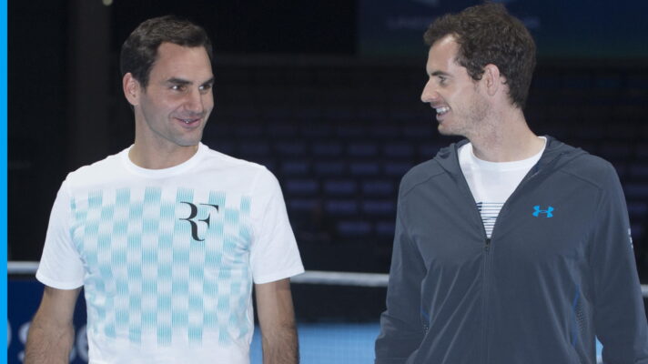Roger Federer and Andy Murray