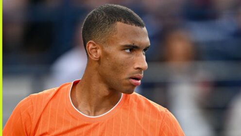 Felix Auger-Aliassime in Dubai