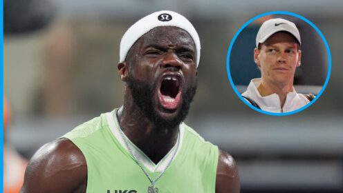Frances Tiafoe and Jannik Sinner