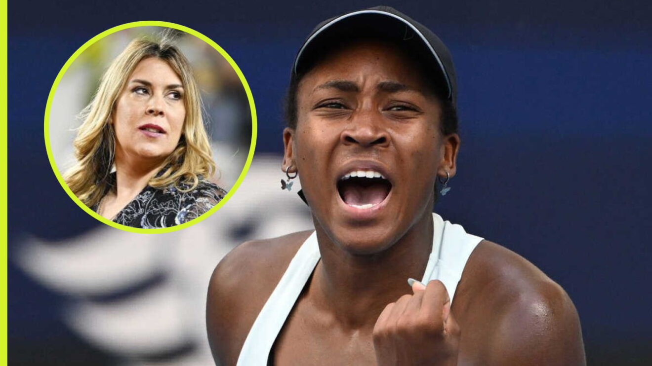 Pictured: Coco Gauff and Marion Bartoli.
