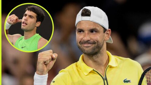 Carlos Alcaraz and Grigor Dimitrov