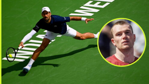 Novak Djokovic and Jack Draper