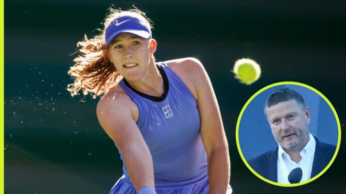 Mirra Andreeva and Yevgeny Kafelnikov