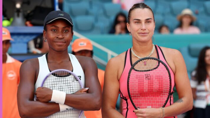 Aryna Sabalenka and Coco Gauff