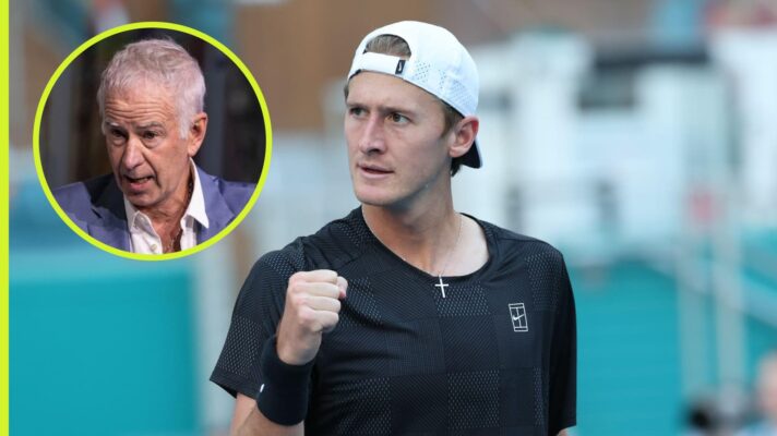 Sebastian Korda and John McEnroe