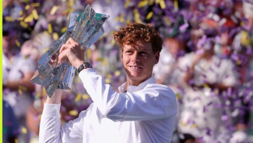 Jannik Sinner wins 2026 Indian Wells title