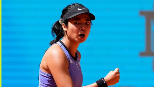 Alex Eala at the Madrid Open