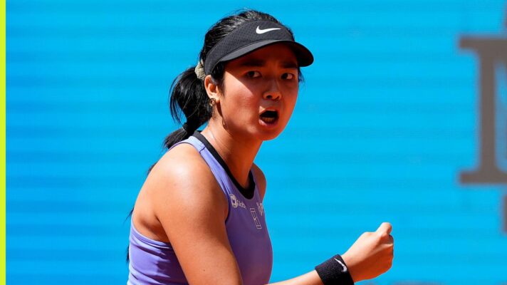 Alex Eala at the Madrid Open