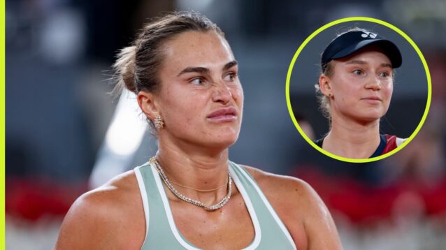 Aryna Sabalenka and Elena Rybakina in Madrid