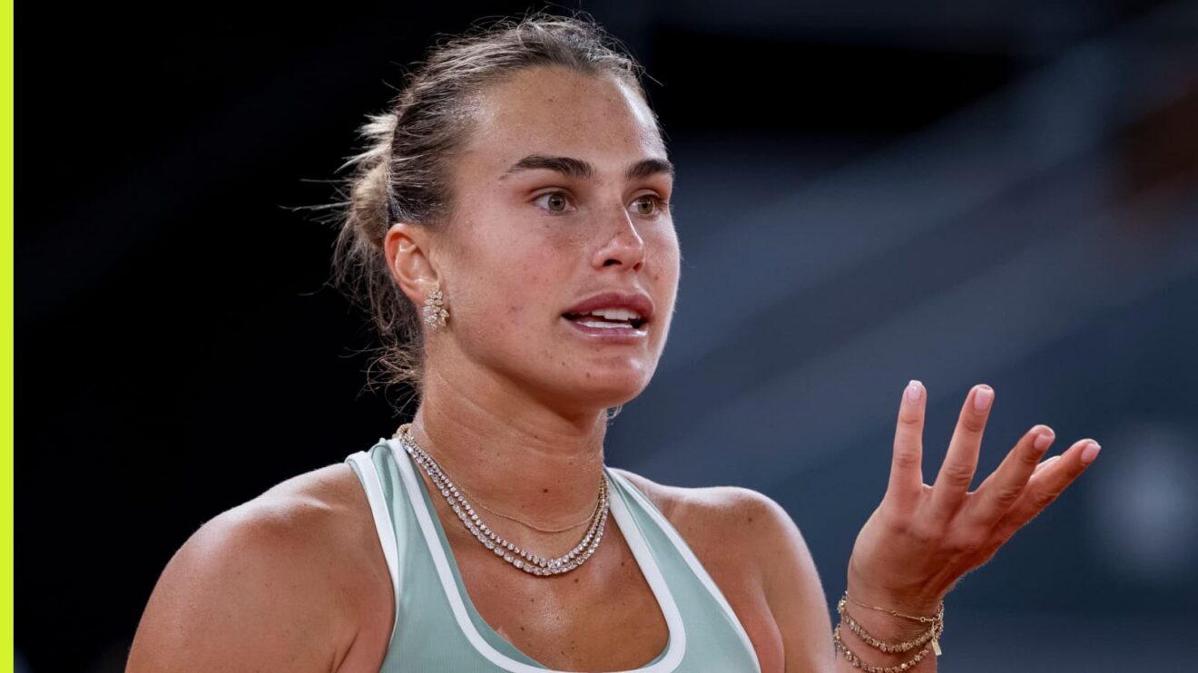 Aryna Sabalenka at the Madrid Open
