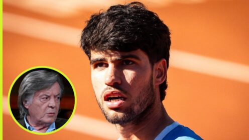 Carlos Alcaraz and Adriano Panatta