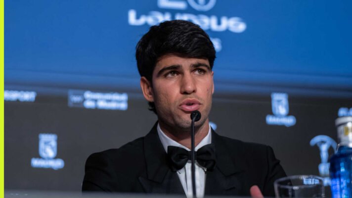 Pictured: Carlos Alcaraz at the 2026 Laureus World Sports Awards
