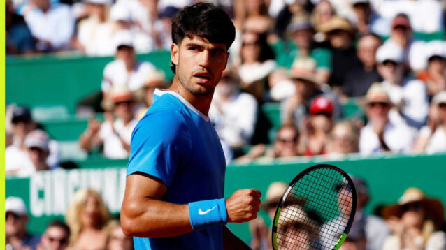 Carlos Alcaraz at the Monte Carlo Masters