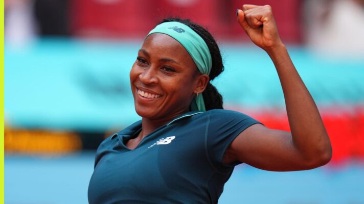 Coco Gauff at the Madrid Open