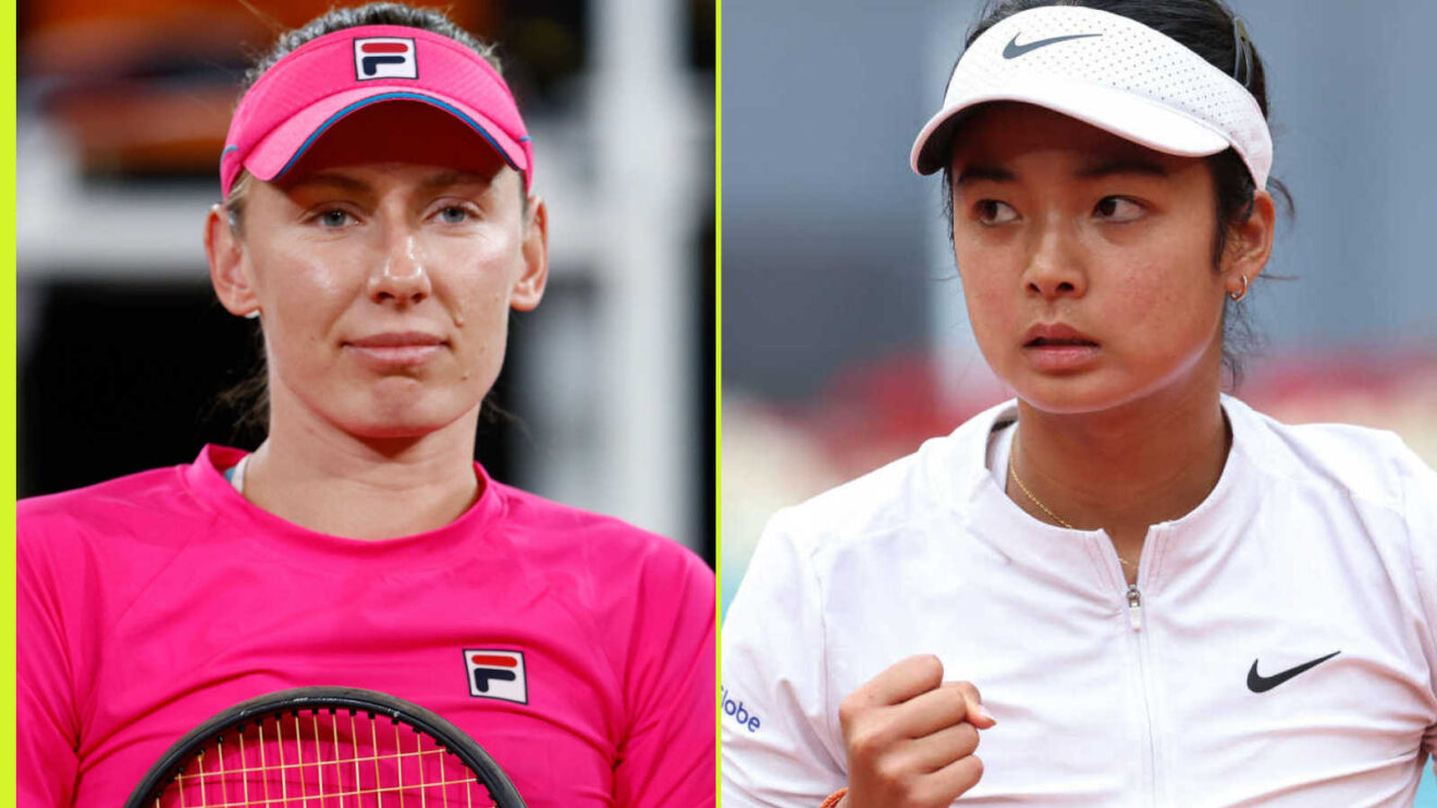 Pictured: Ekaterina Alexandrova and Alex Eala